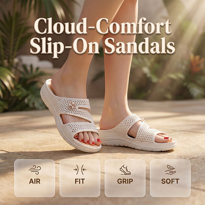 👡☁️Női puha talpú felcsúszós szandálok👣