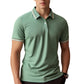 👕L–2XL💨Legkelendőbb férfi kontrasztos gallérú ing – légáteresztő, gyűrődésmentes, sokoldalú