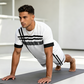 👕 50% KEDVEZMÉNY🩳Férfi sportruha 2 részes szett – Légáteresztő anyag és rugalmas derékpánt