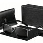 📢🕶️Retro négyzet alakú fémkeretes napszemüveg – UV400 védelem és könnyű, 18.9 g-os kialakítás✨