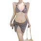 👙Női háromrészes nyakpántos bikini szett🏖️