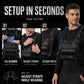 🔥Férfi kerékpáros mellény szett – folyadékpótlásra alkalmas, lélegző hálós anyag🏃