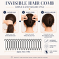 💇‍♀️✨Rugalmas láthatatlan hajfésű – pillanatok alatt tökéletesen biztos tartást biztosít! 🌟