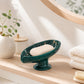🧼 MOST 49% KEDVEZMÉNY! 🍃Kerámia önlecsapoló leveles szappantartó – Szárazon tartja a szappant, így az tovább tart 🏠