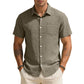 📢📢50% OFF !! ⏰Men's Casual Lightweight Short Sleeve Shirt