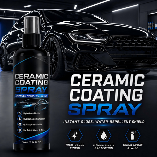 🚗Nano-kerámia bevonat spray – Vízlepergető autófesték-védelem és tükörfényes felület✨