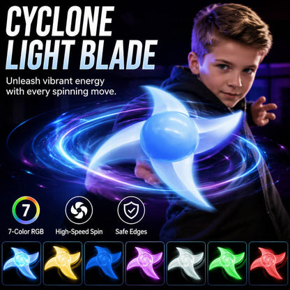 🌀Spirál alakú fénykard – LED-es spirál kialakítás, forgatható ✅