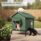 🐱🏡 Időjárásálló megemelt kültéri macskaház: Víz- és szélálló 🌧️❄️
