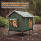🐱🏡 Időjárásálló megemelt kültéri macskaház: Víz- és szélálló 🌧️❄️