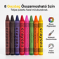 🎨1+1 ingyen🖍️Nem toxikus zsírkrétakészlet gyerekeknek