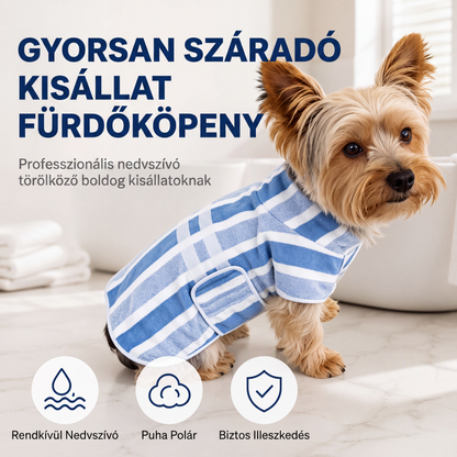 🚿Szuper nedvszívó kutyafürdetőköpeny🧼