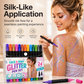 🎨 24 színű sminkes csillámporos filctoll – lemosható és hipoallergén ✨