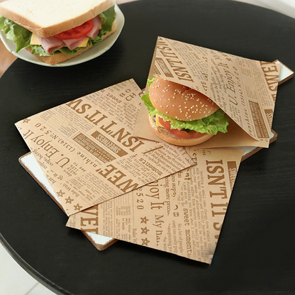 🥪 IDŐKORLÁTOS KEDVEZMÉNY! ✨Zsírálló szendvicses papírzacskók – aranyosak, praktikusak, élelmiszer-biztonságosak