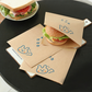 🥪 IDŐKORLÁTOS KEDVEZMÉNY! ✨Zsírálló szendvicses papírzacskók – aranyosak, praktikusak, élelmiszer-biztonságosak