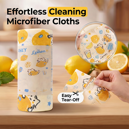 🧻Nyomtatott letéphető mikroszálas tisztító kendők a konyhához🧽