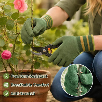 🌱Csúszásgátló kopásálló gumikertészeti kesztyű