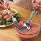 🍳1+1 INGYEN🥄 Acél húsgombóc-formázó kanál – Egyenletes gombócok, tartós
