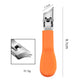 💅Széles pofájú fröccsenésgátló körömvágó – könnyű vágás vastag körmökhöz, ergonómikus markolat✂️