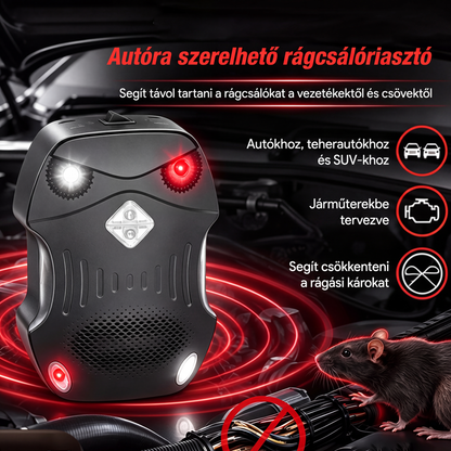 🔥Ultrahangos rágcsálóriasztó autóhoz🚗
