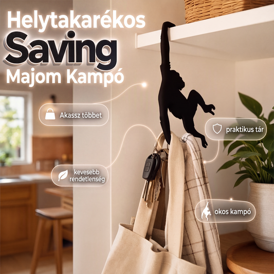 🐒1+1 ingyen🎉Majom alakú banánkampó