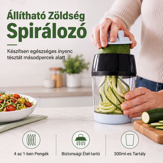 🥒Kézi zöldségspirál-szeletelő🥕