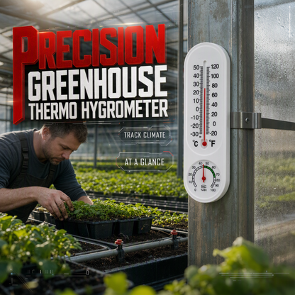 🌡️1+2 ingyen🌱Precíziós üvegházi hőmérséklet- és páratartalom-mérő