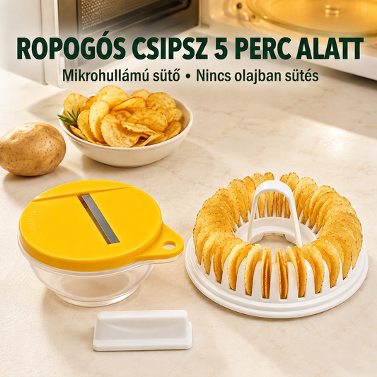 🥔Olajmentes mikrohullámú zöldségcsipsz-készítő