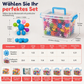 ❄️3D hópelyhek építőelemek gyerekeknek – kreatív építés és elemek összerakása🧩