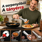 🍳✨ 2 az 1-ben rozsdamentes olajszűrő fogó: Gyors, tiszta szűrés – búcsú a koszos edényektől és az olajpazarlástól! ♻️🥗