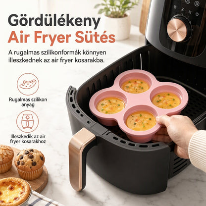 🍰50% kedvezmény!🧁kerek szilikon tortaforma – házi süteményekhez és szivárványtortákhoz