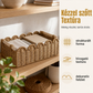 📦Szövött tárolókosár fa fogantyúkkal🔥