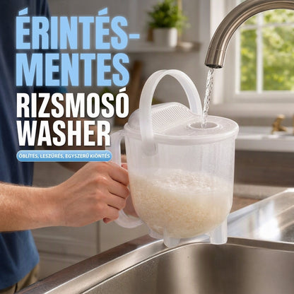 【🥣1+1 ingyen】Kéz nélküli rizsmosó szűrővel
