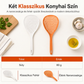 🥄Nagyméretű nejlon konyhai szűrőkanál🥘