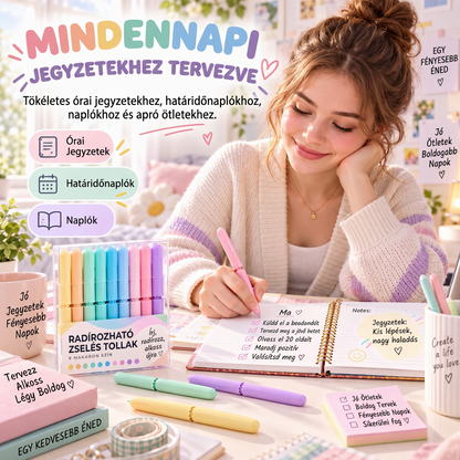 🖊️9 színű törölhető zseléstoll-készlet✨