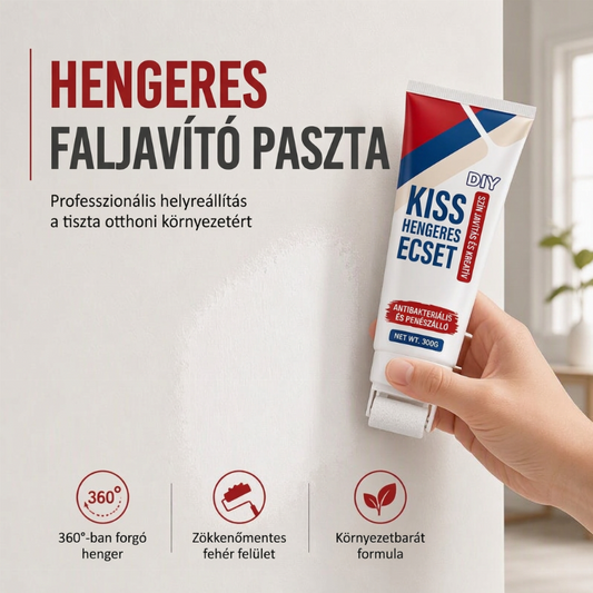 🧱Korlátozott ideig – 50% KEDVEZMÉNY🖌️Vízálló faljavító tapasz, beépített kis henger ecsettel