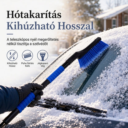 🚗Hosszabbítható autós hólapát hókefével és jégkaparóval❄️