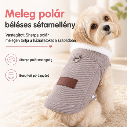 🐾Meleg báránygyapjú kutyaruhák őszre és télre – vastagított gyapjúbéléssel, macskáknak és kutyáknak egyaránt