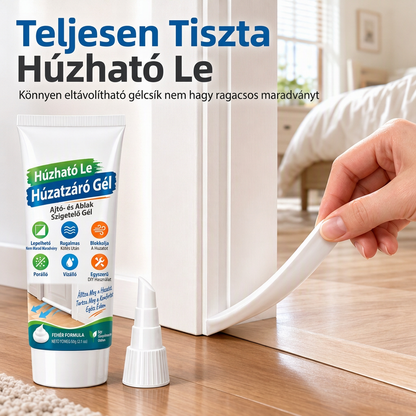 🚪1+1 INGYEN🏠Ajtókhoz és ablakokhoz használható, fehér, eltávolítható tömítőanyag