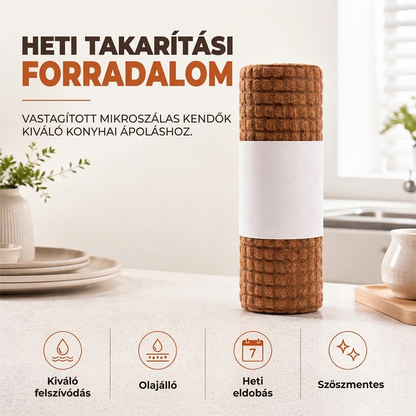 🧻1+1 ingyen🏠Mikroszálas lehúzható tisztítókendő tekercs