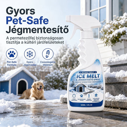 ❄️ Kültéri jégoldó és hóolvasztó spray – Szórófejes, gyors hatás ✨