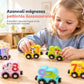 🧩Fából készült kisautós szám- és betűmágneses kirakós – a gyermekek betű- és számtanulását segítő oktató játék 🚗
