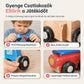 🧩Fából készült kisautós szám- és betűmágneses kirakós – a gyermekek betű- és számtanulását segítő oktató játék 🚗