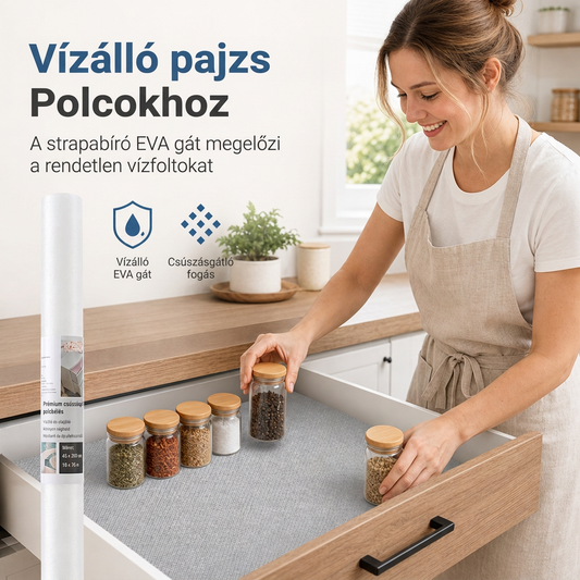 💧Vágható EVA csúszásmentes vízálló fiókborító✨