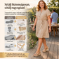 👡(EU 35-42)🌬️Női nyitott orrú bokapántos ékelt szandál – Magasságnövelő és kényelmes✨