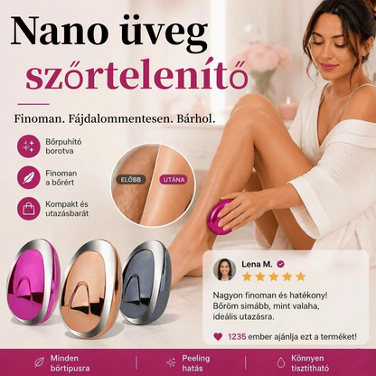 🪒Kíméletes szőrtelenítő készülék – fájdalommentes és kompakt🌸